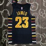 Maillot de Basket #23 James Cleveland Cavaliers Marine